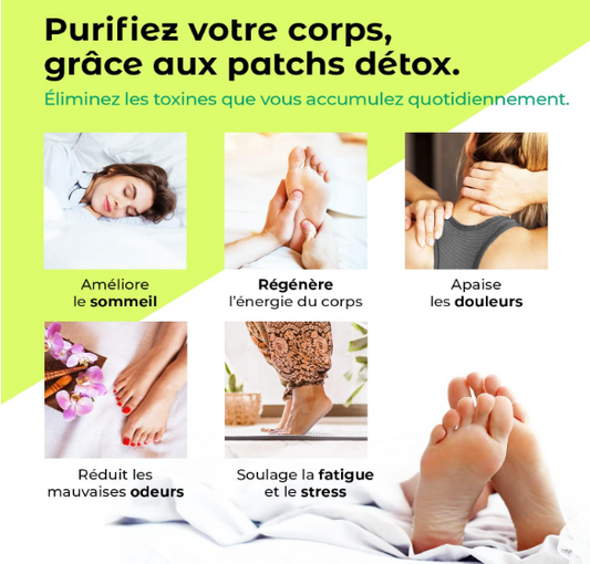 Patch Détox Pieds 100% Naturels - Kora Market