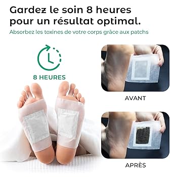Patch Détox Pieds 100% Naturels - Kora Market 